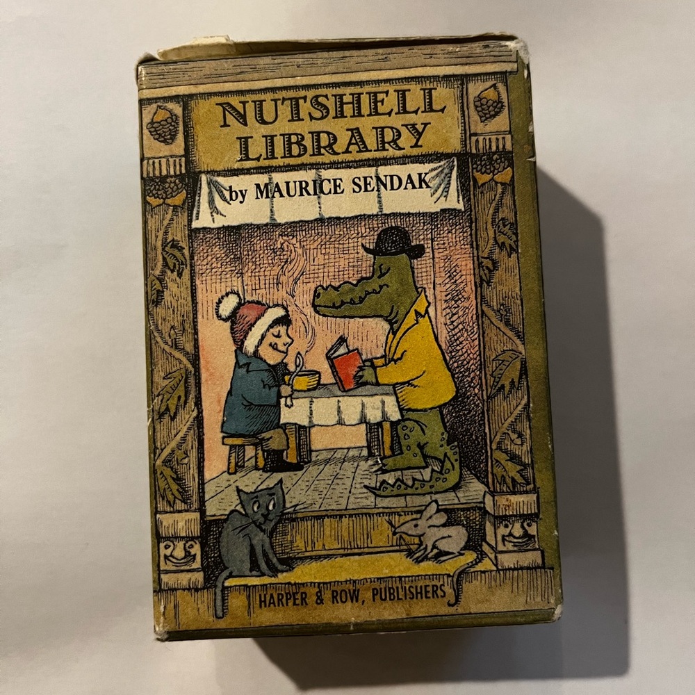 Nutshell Library by Maurice Sendak 1962 Harper Row Mini Book Set